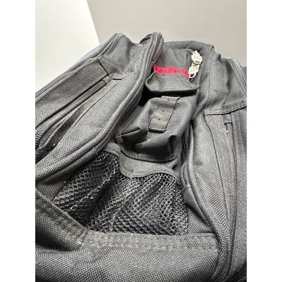 Wilson Black Multi-Compartment Thermo Bag With Adjustable Straps & Mesh Pockets - Picture 3 of 11